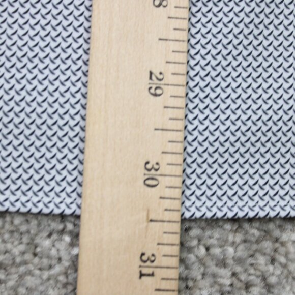 Proper Sport Shirt Mens XL Black/White Contemporary Fit 4 Way Stretch L/S Button - Picture 12 of 13